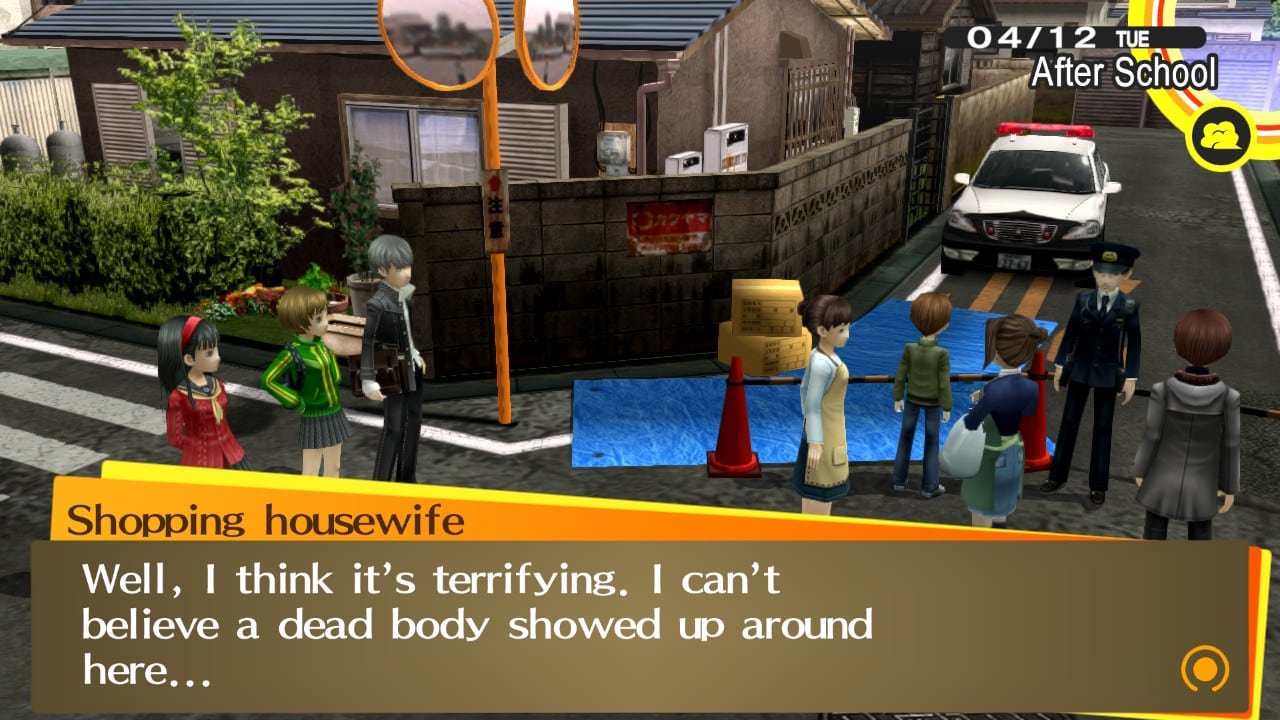 The town in persona 4 golden is not ready to deal with the sudden murders.