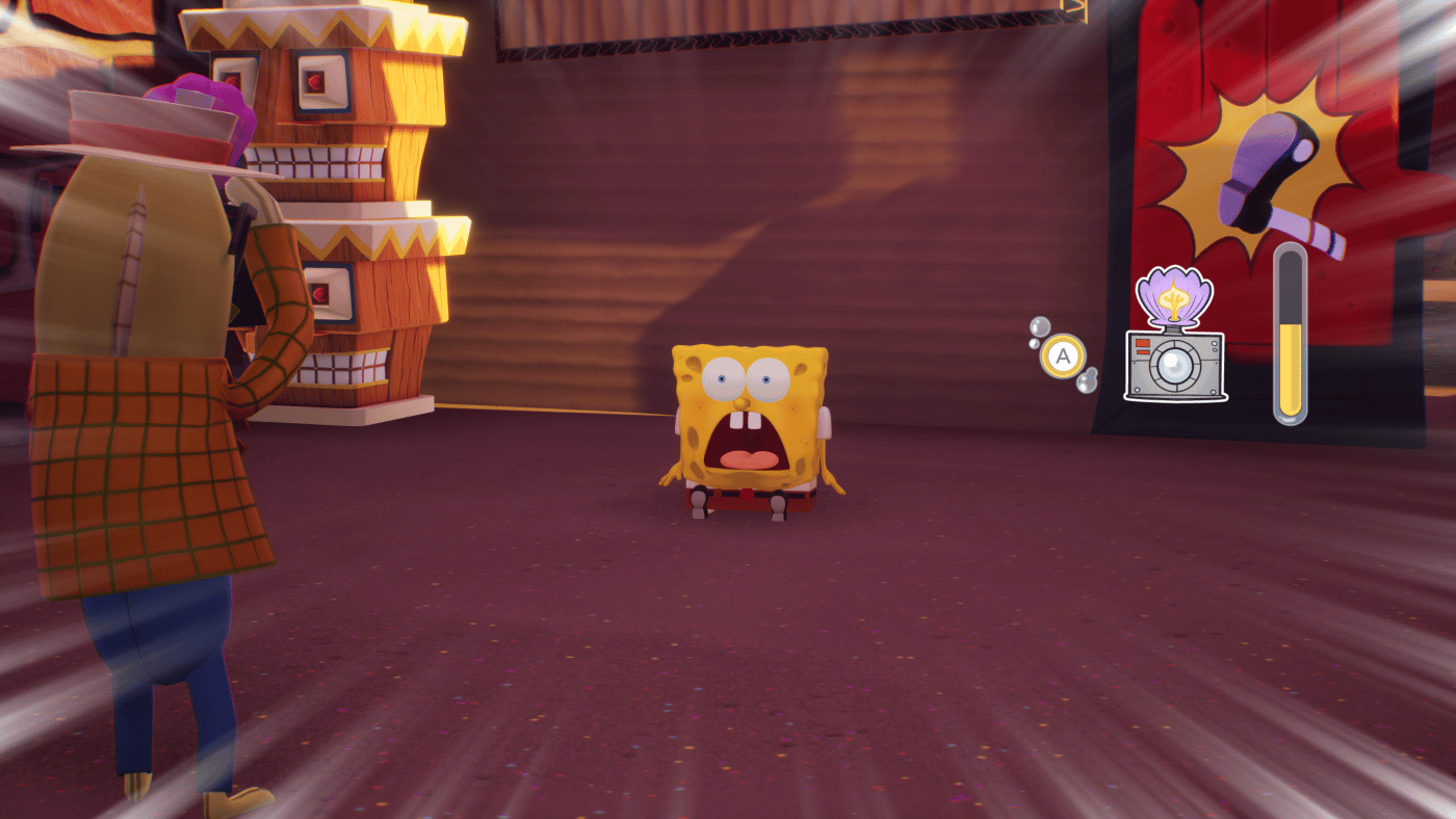 This is a screenshot of me doing well at spongebob squarepants: the cosmic shake.