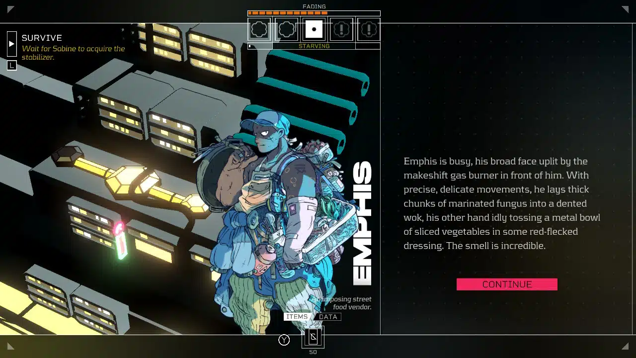 Emphis is my favorite character in citizen sleeper, and one of my favorite characters anywhere.