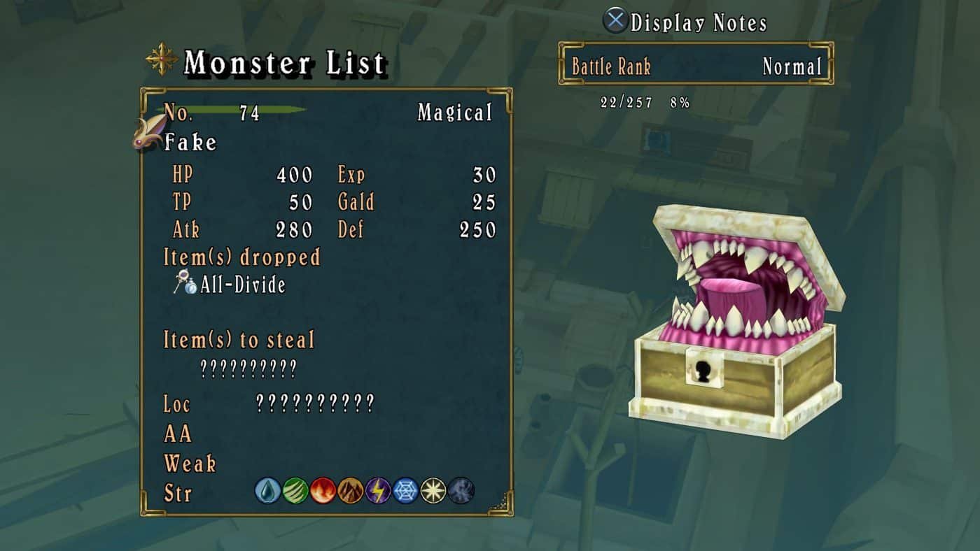 Tales of symphonia remastered allows you to keep track of monsters and items through the use of compendiums - tales of symphonia remastered is a bittersweet symphonia