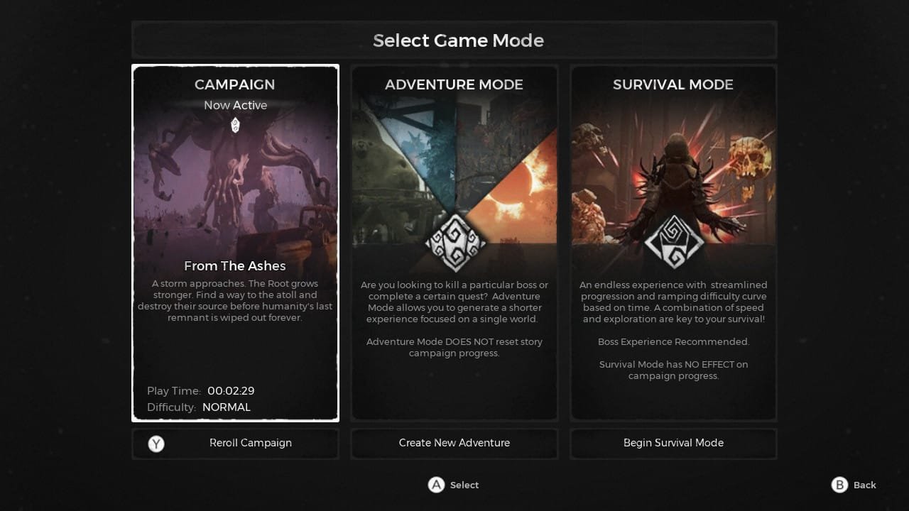 Remnant: from the ashes allows you to jump into different game modes each time you set out.
