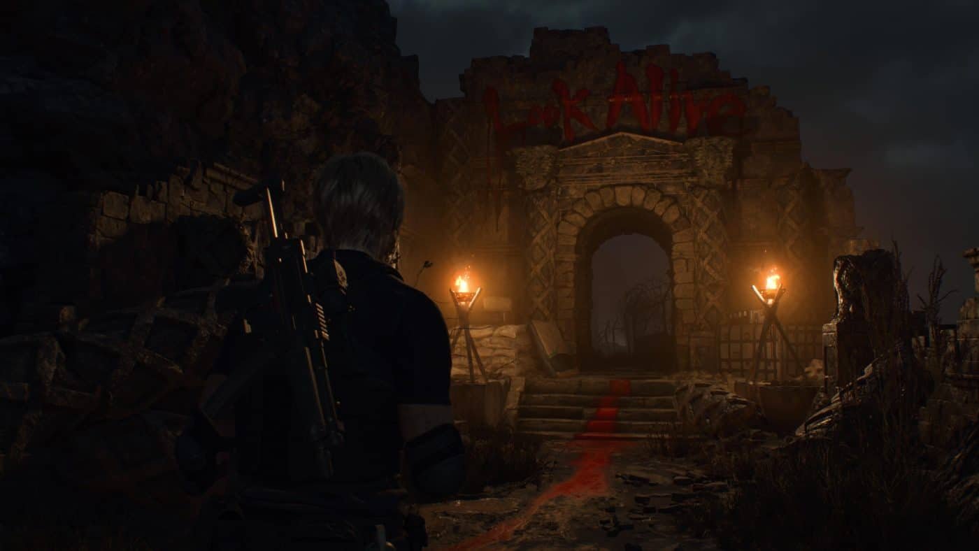Familiar places have an even more ominous atmosphere in the resident evil 4 remake