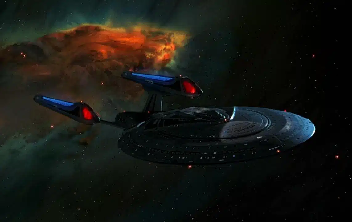 USS_Enterprise-E_in_nebula - Geek to Geek Media