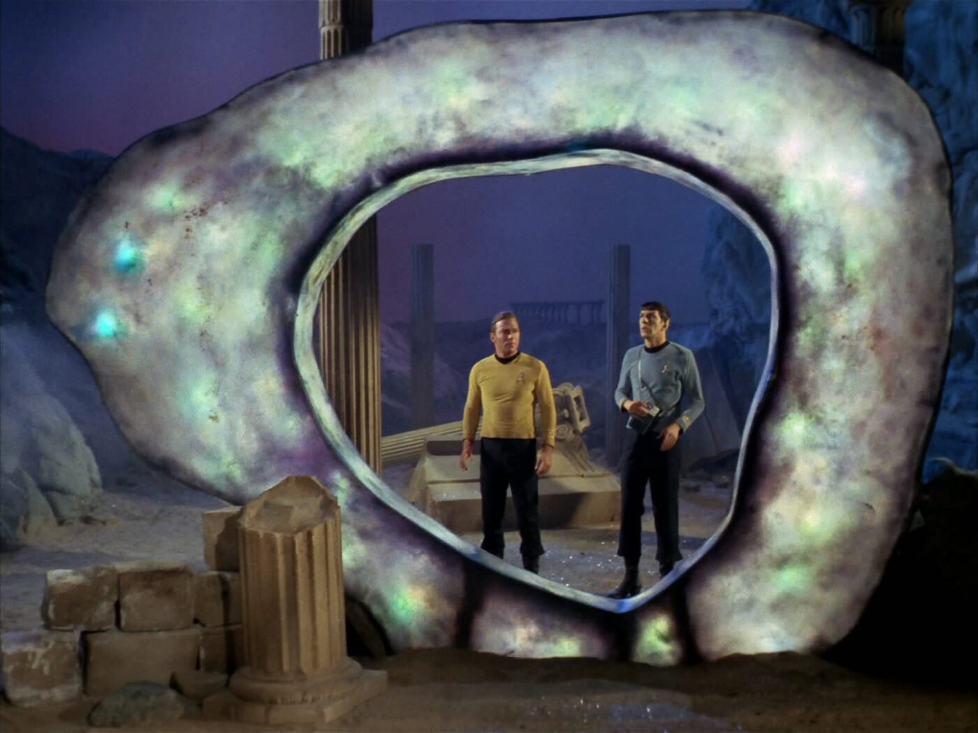 city-on-the-edge-of-forever-star-trek-kirk-spock-guardian - Geek to Geek Media