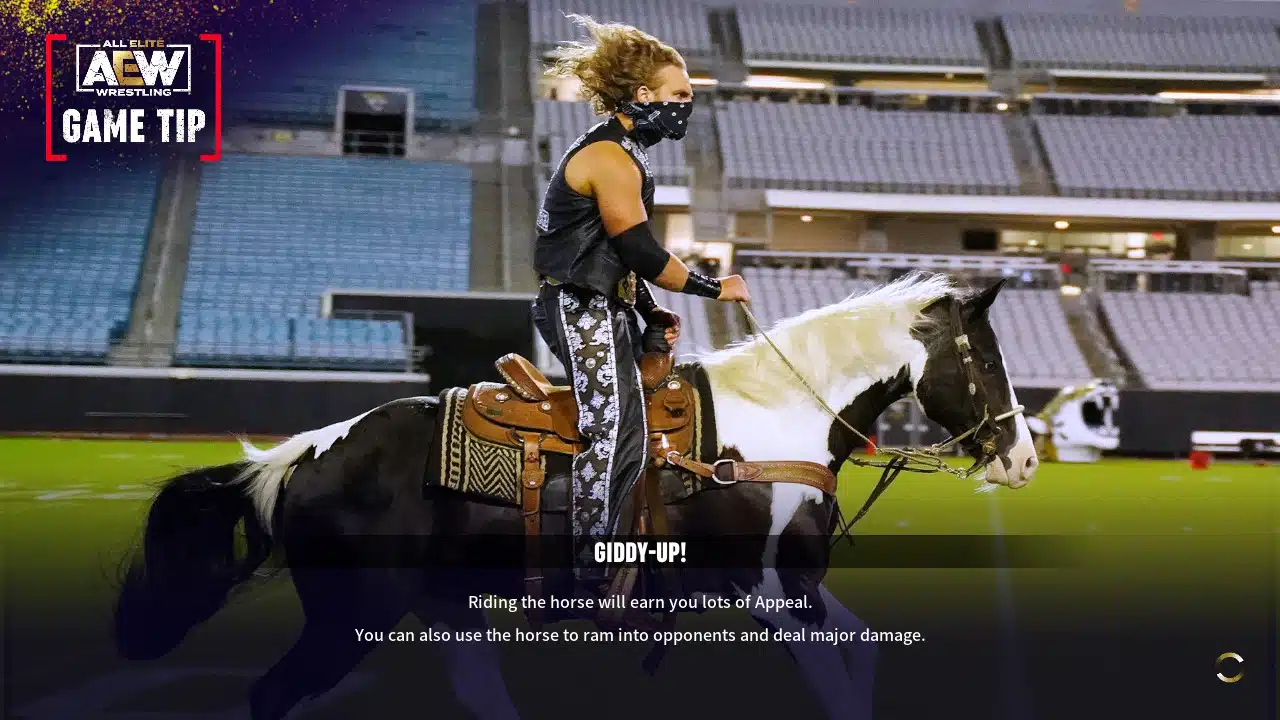 Adam page's horse from Stadium Stampede 1 is iconic.