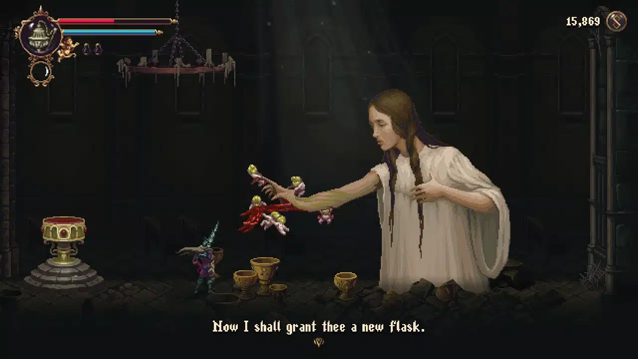 Blasphemous 2 is full of grotesque, beautiful npcs.
