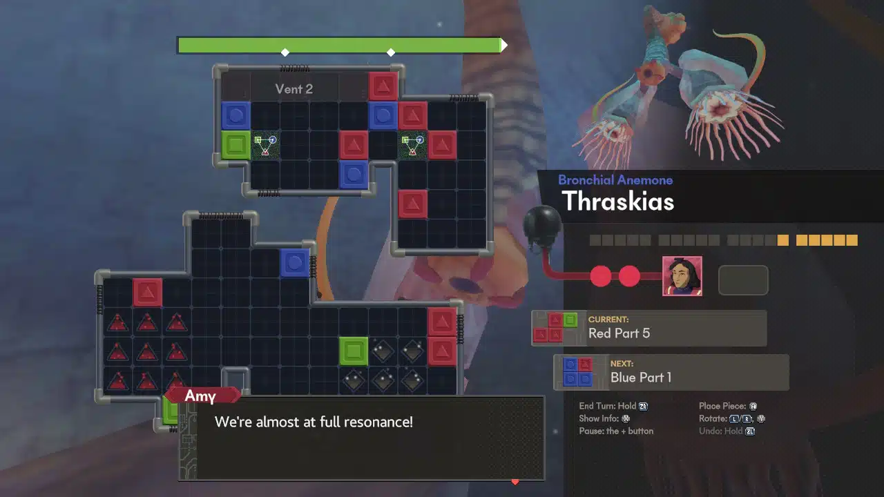 Sephonie's second gameplay mechanic is a fantastic puzzle game.