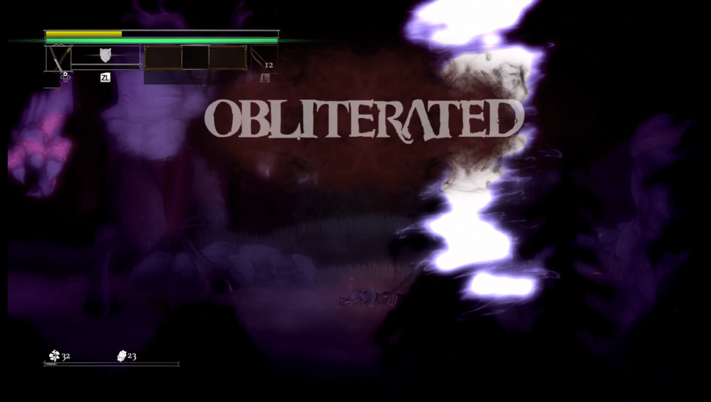 Obliterated - a screen a saw a lot