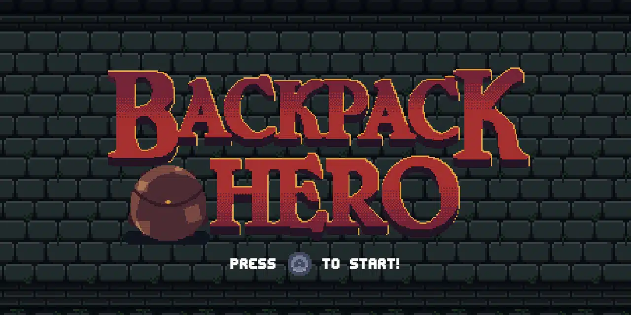 Backpack Hero title screen