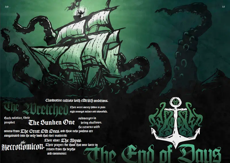 Pirate borg art spread example