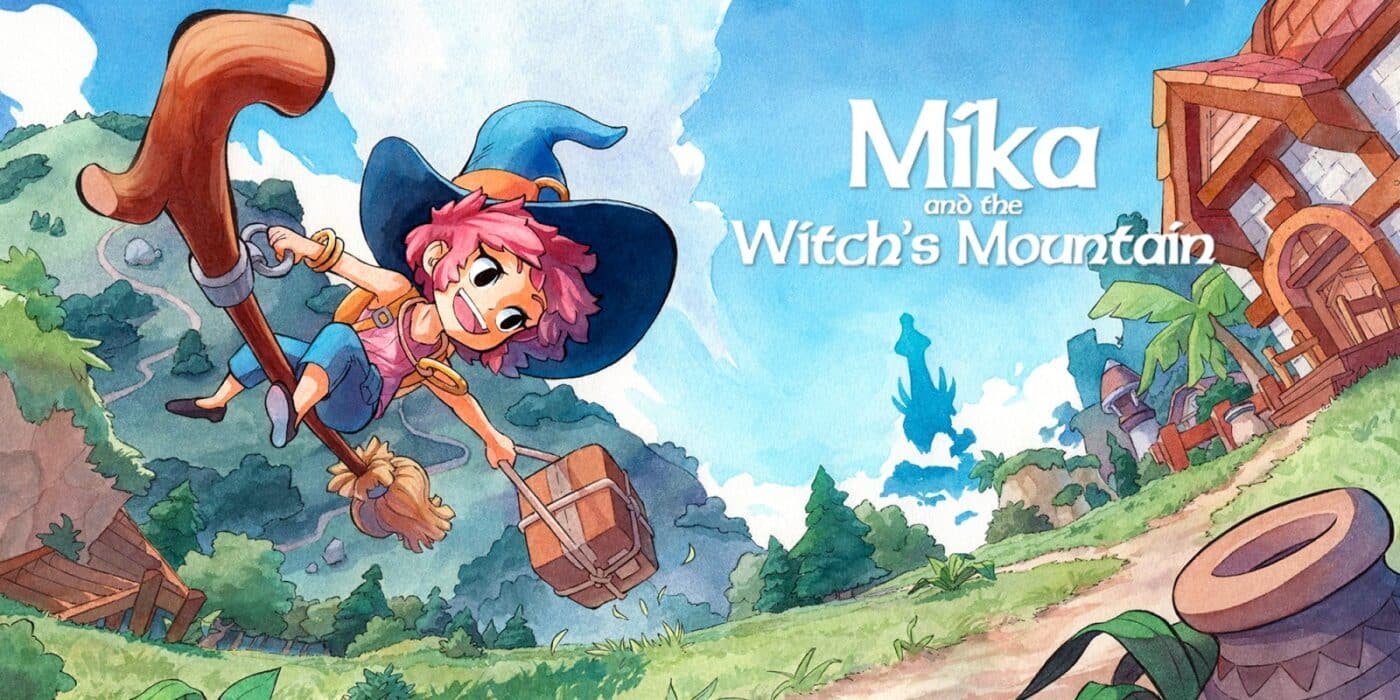 Mika cover art depicting a cute cartoon witch