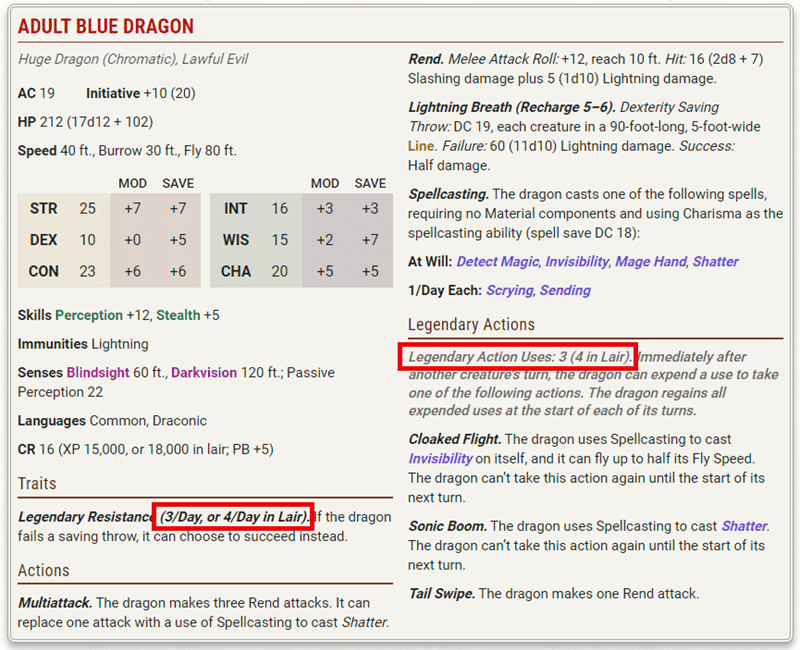 2024 monster manual d&d 5e blue dragon