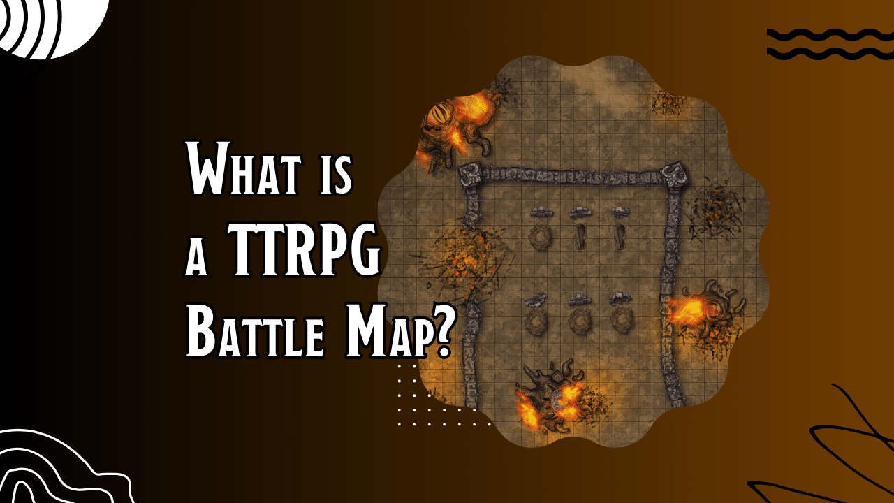 What is a ttrpg battle map for dnd
