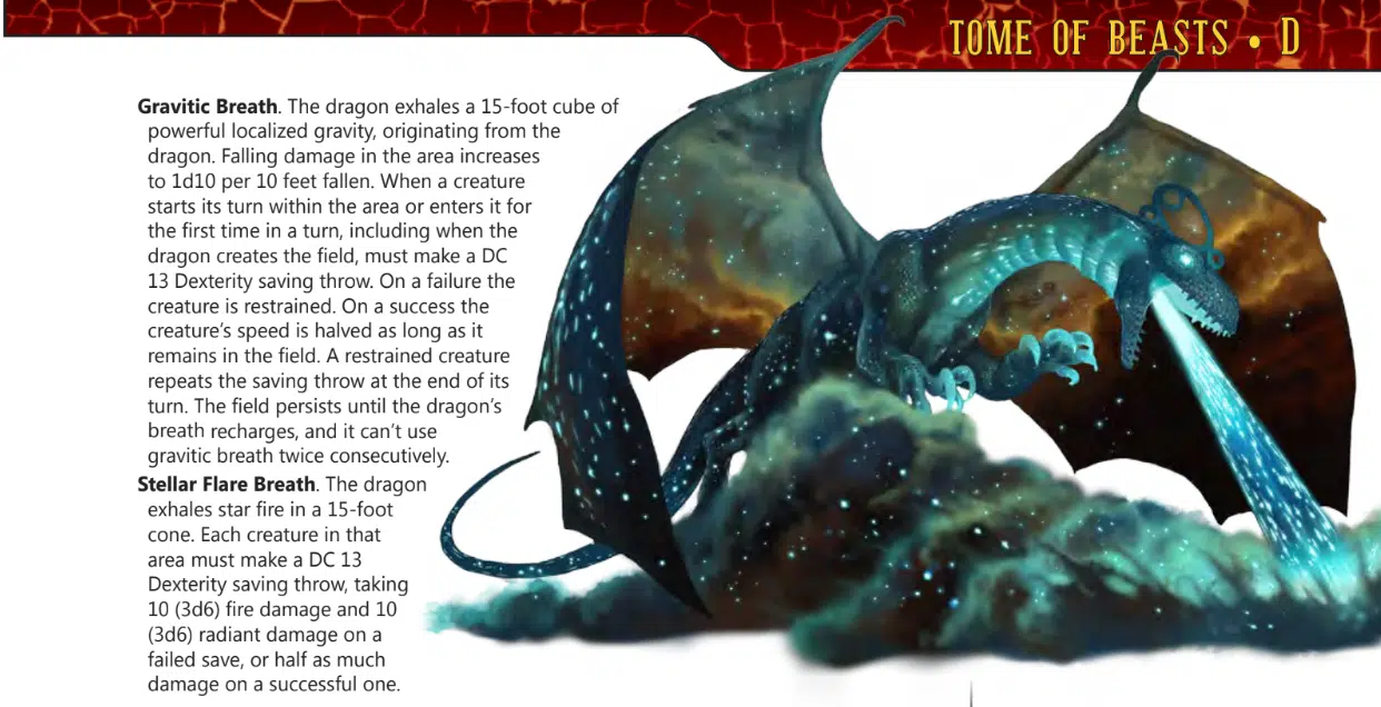 Void Dragon from Tome of Beasts