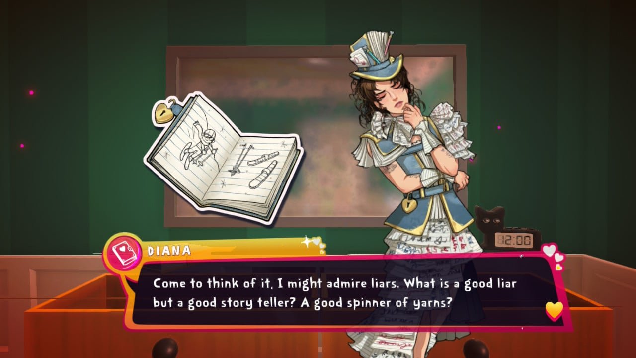 In date everything, you can help your diary find her own identity outside of your memories.