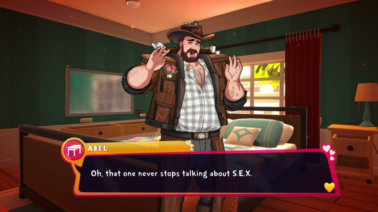 It's so easy to make Abel the Table blush in Date Everything.