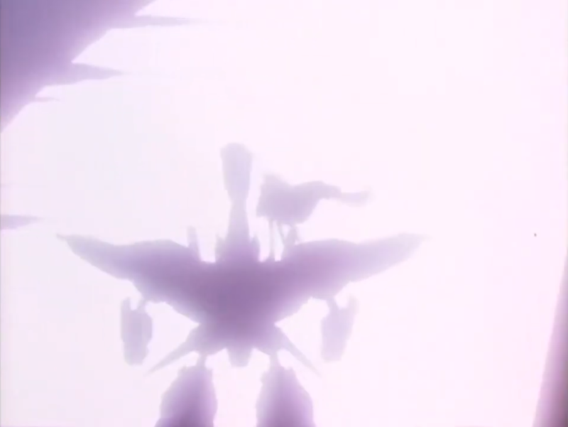 ryuknightop - Geek to Geek Media An image of an armored young knight standing on the shoulder of a robot with exaggerated proportions, silhouetted against the rising sun.