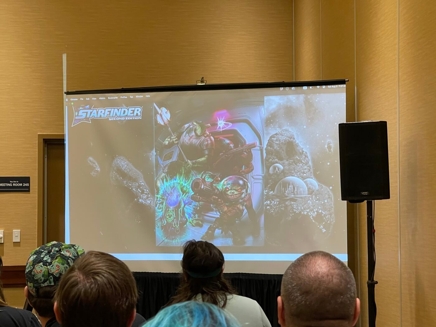 Starfinder Launch Hype CoversIMG_5263 - Geek to Geek Media Galactic ancestries cover for starfinder second edition
