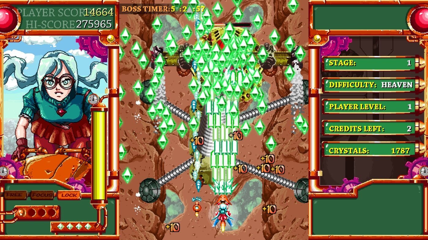 Amira's shockwave turns the bullets into crystals