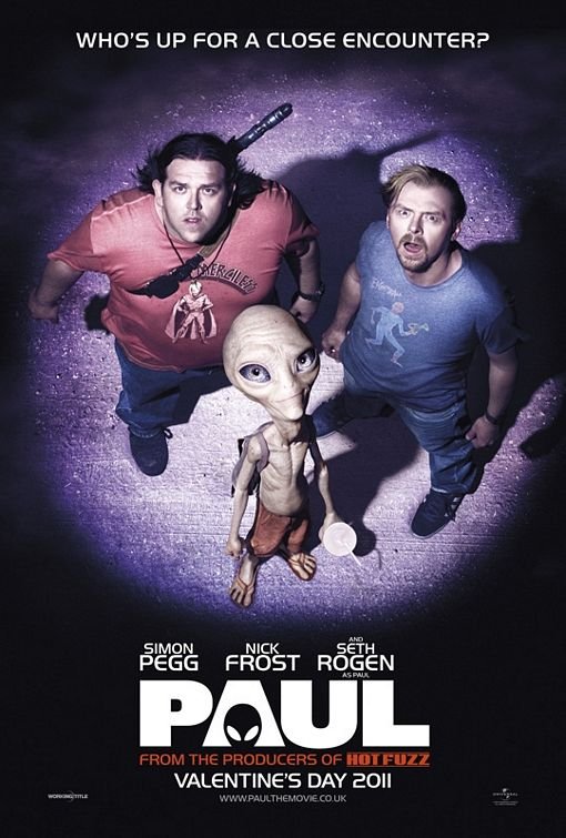 Movie poster for "paul" (2011) - tagline: who's up for a close encounter?