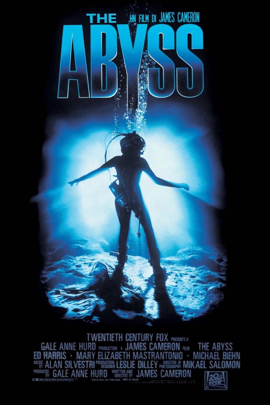 Movie poster for "the abyss"