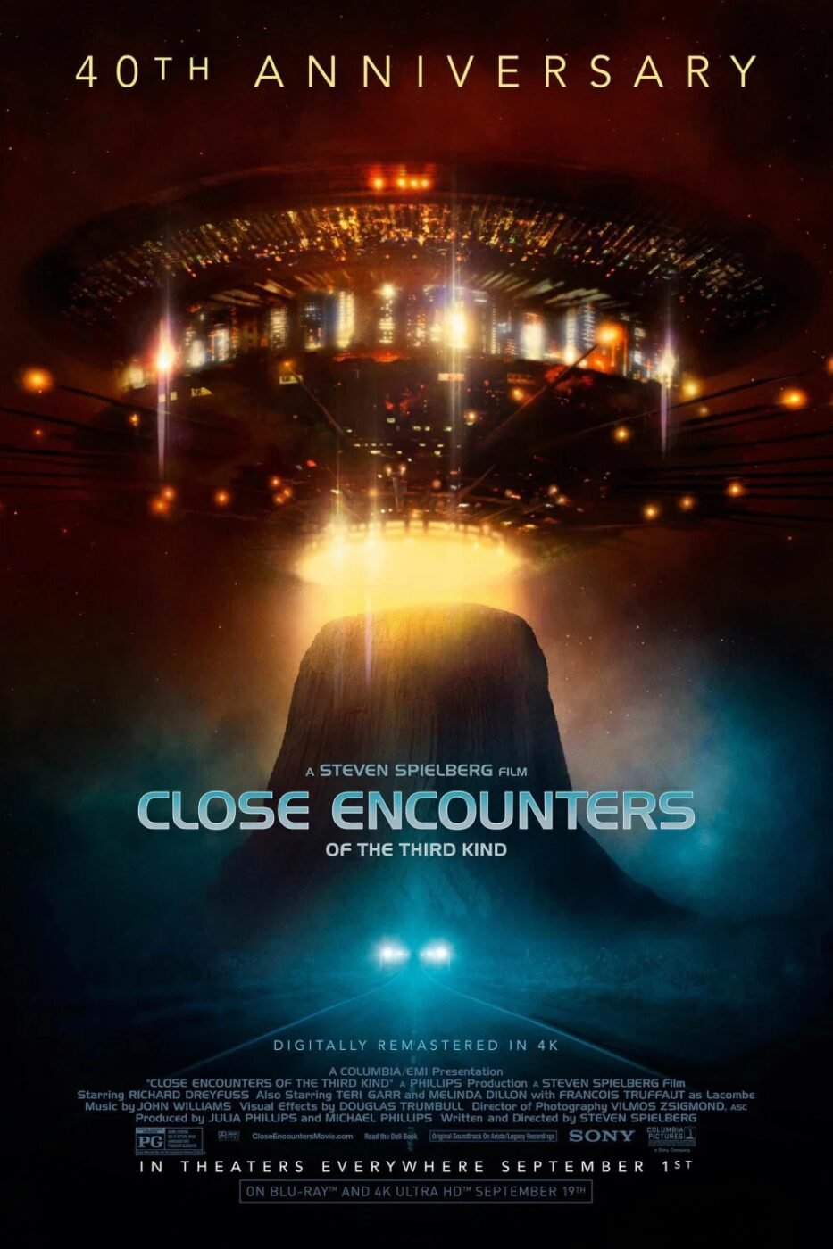 Close encounters of the third kind poster 40th anniversary