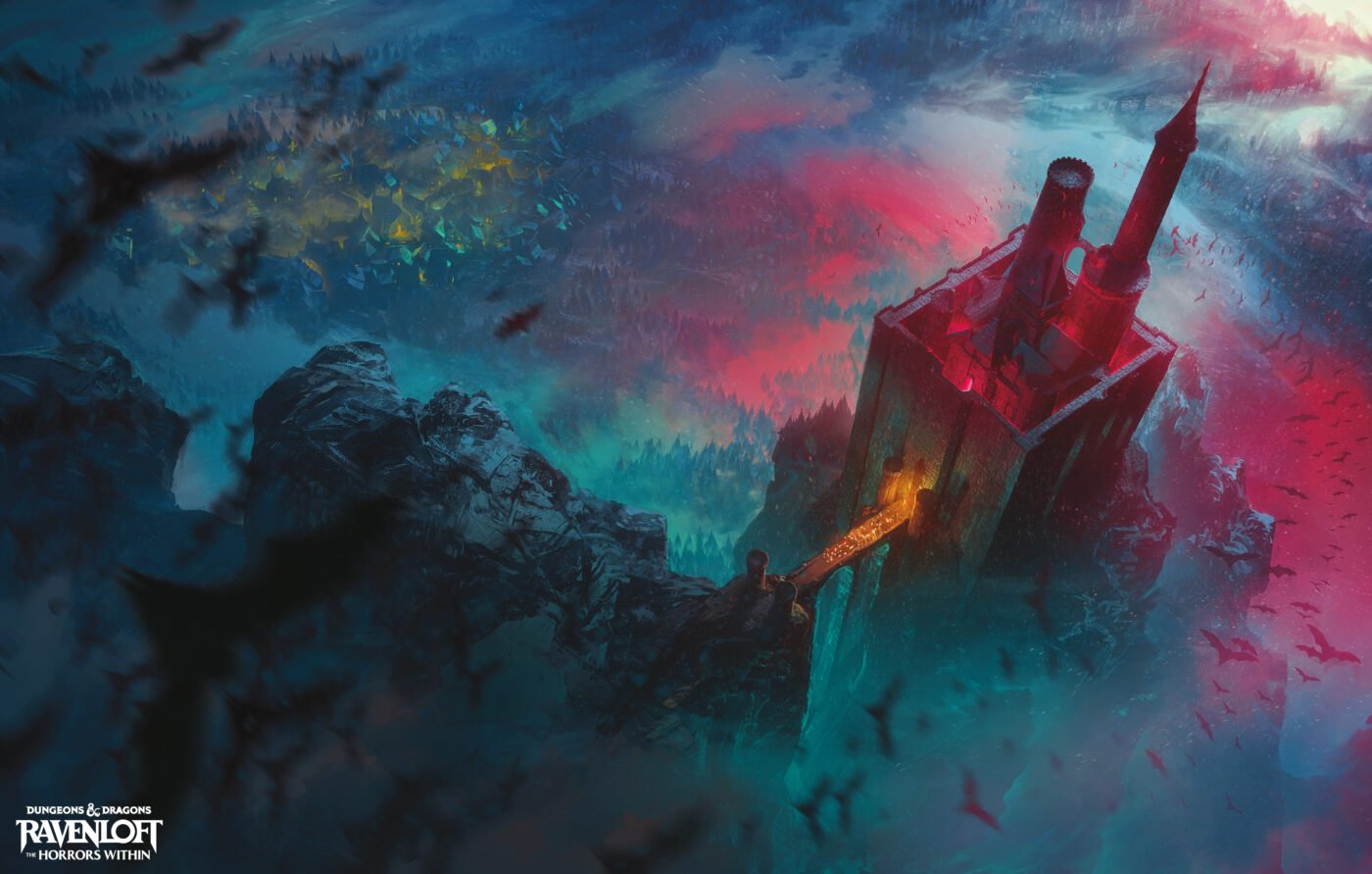 Beautiful art of castle ravenloft