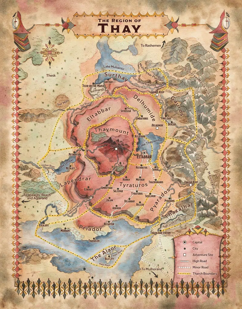 Map of thay